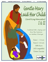 Gentle Mary Laid Her Child Handbell sheet music cover